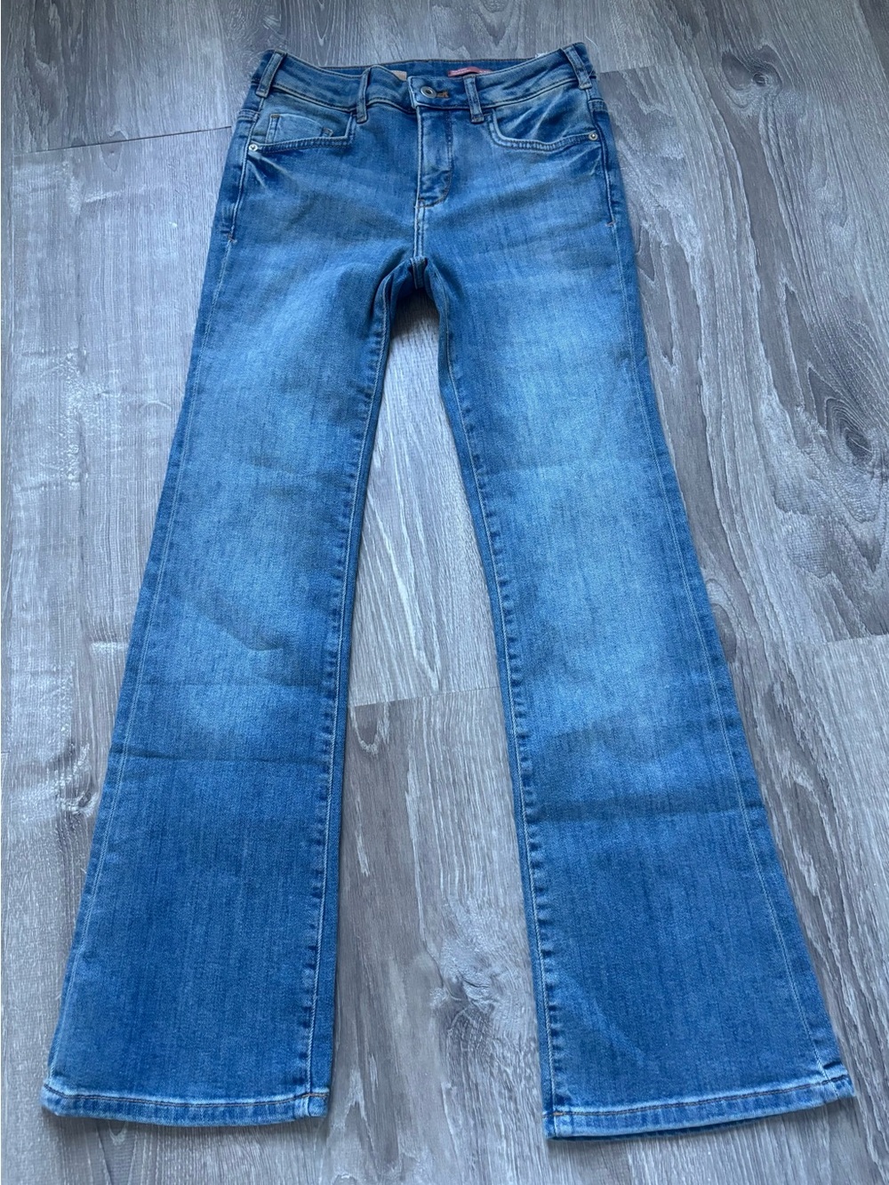 NWT Anthropologie Pilcro Demilune Boot Cut Jeans size 26P